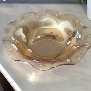 Vintage Jeannette Floragold Louisa pattern bowl